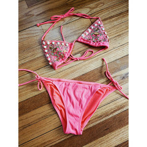Victoria's Secret embellished bikini set